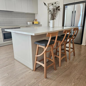Ascot Stool w/ Backs